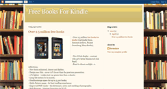 Desktop Screenshot of freebooks-kindle.blogspot.com