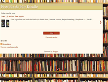 Tablet Screenshot of freebooks-kindle.blogspot.com
