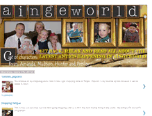 Tablet Screenshot of aingeworld.blogspot.com