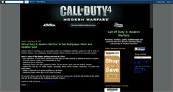 Desktop Screenshot of call-of-duty4-modern-warfare.blogspot.com