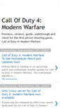 Mobile Screenshot of call-of-duty4-modern-warfare.blogspot.com