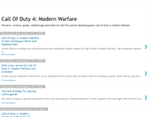 Tablet Screenshot of call-of-duty4-modern-warfare.blogspot.com
