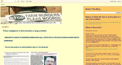Desktop Screenshot of afrikaner-genocide-achives.blogspot.com