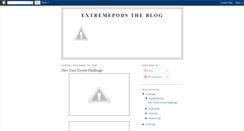 Desktop Screenshot of extremepods.blogspot.com