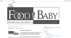 Desktop Screenshot of foodbabytoday.blogspot.com