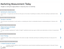 Tablet Screenshot of marketingmeasurementtoday.blogspot.com