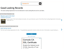 Tablet Screenshot of goodlookingrecords.blogspot.com