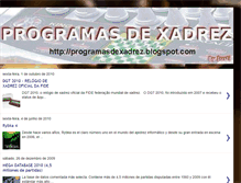 Tablet Screenshot of programasdexadrez.blogspot.com
