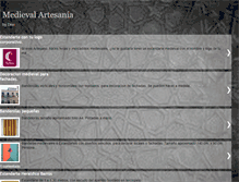 Tablet Screenshot of medievalartesania.blogspot.com
