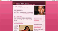 Desktop Screenshot of madebytamika.blogspot.com