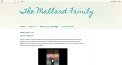 Desktop Screenshot of mallardfamily.blogspot.com