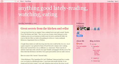 Desktop Screenshot of anythinggoodlately.blogspot.com