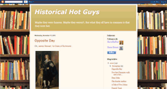 Desktop Screenshot of historicalhotguys.blogspot.com
