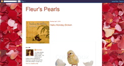 Desktop Screenshot of fleurspearls.blogspot.com