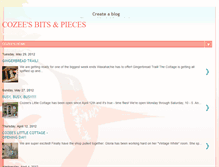 Tablet Screenshot of cozeesbitsandpieces.blogspot.com