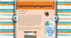 Desktop Screenshot of cajunstampingqueen.blogspot.com