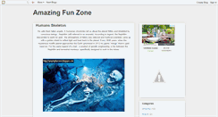 Desktop Screenshot of amazingfunzone.blogspot.com