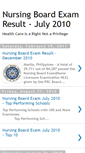 Mobile Screenshot of nursingboardexam2009.blogspot.com