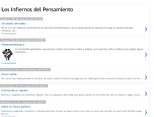 Tablet Screenshot of infiernosdelpensamiento.blogspot.com