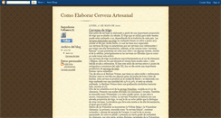 Desktop Screenshot of comohacercervezaartesanal.blogspot.com