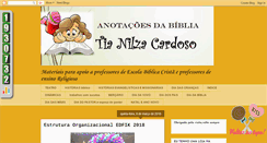 Desktop Screenshot of anotacoesdabiblia.blogspot.com
