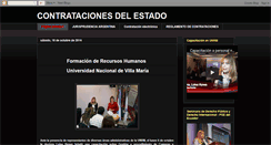 Desktop Screenshot of contratacionesdelestado.blogspot.com