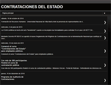 Tablet Screenshot of contratacionesdelestado.blogspot.com