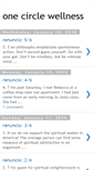 Mobile Screenshot of onecirclewellness.blogspot.com
