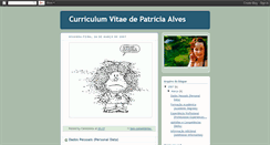 Desktop Screenshot of cvpatriciaalves.blogspot.com