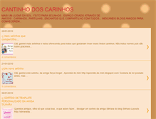 Tablet Screenshot of cantinhodoscarinhos.blogspot.com