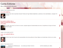 Tablet Screenshot of cantaeditores.blogspot.com