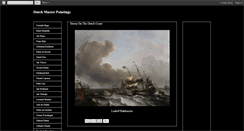 Desktop Screenshot of dutchmasterpaintings.blogspot.com