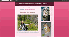 Desktop Screenshot of animalnewsletter.blogspot.com