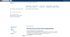 Desktop Screenshot of physical-therapy-and-more.blogspot.com