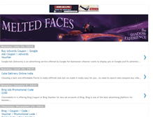 Tablet Screenshot of meltedfaces.blogspot.com
