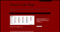 Desktop Screenshot of nuevoleonrojo.blogspot.com