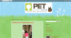 Desktop Screenshot of petletrasufpa.blogspot.com