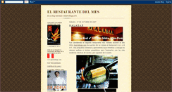 Desktop Screenshot of elrestaurantedelmes.blogspot.com