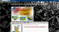 Desktop Screenshot of bugslockaslikorea.blogspot.com