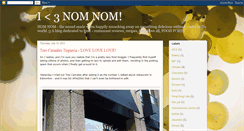 Desktop Screenshot of ilovenomnom.blogspot.com