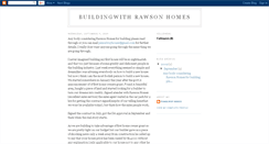 Desktop Screenshot of buildingwithrawsonhomes.blogspot.com