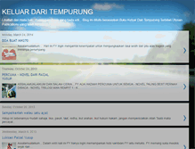 Tablet Screenshot of keluardaritempurung.blogspot.com