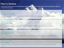 Tablet Screenshot of fleurageneve.blogspot.com