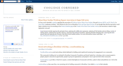 Desktop Screenshot of coolidgecornered.blogspot.com