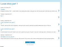 Tablet Screenshot of lucascandmestorypart1.blogspot.com