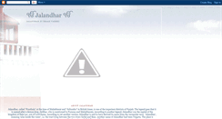 Desktop Screenshot of livejalandhar.blogspot.com