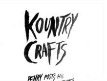 Tablet Screenshot of kountrycrafts.blogspot.com