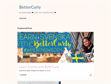 Tablet Screenshot of bettercurly.blogspot.com