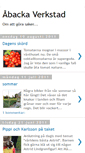 Mobile Screenshot of abackaverkstad.blogspot.com