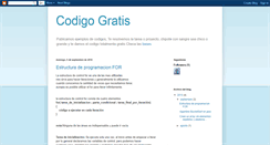 Desktop Screenshot of codigo-gratis.blogspot.com